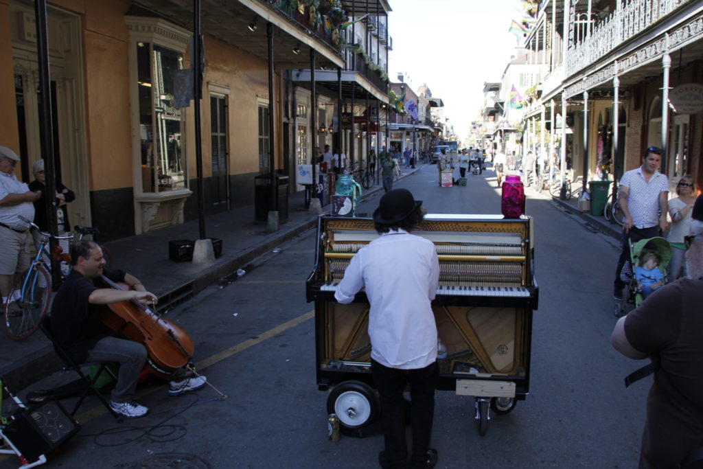 New Orleans, French Quarter, Piano, Straßenmusik, USA