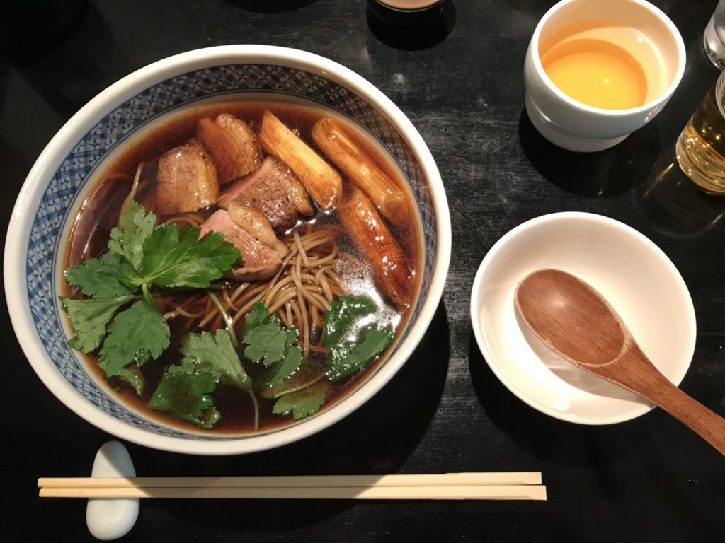 Duck Soba, Ente, Sova, Nudeln, Tokyo, Japan