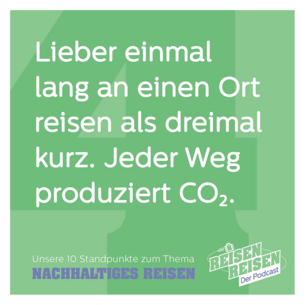 Nachhaltiges Reisen, Standpunkte, Thesen, Reisen Reisen der Podcast, Reisen und Umwelt, Umweltschutz, Fridays for Future, Fliegen, Kreuzfahrt, Kreuzfahrten, Umweltverschmutzung