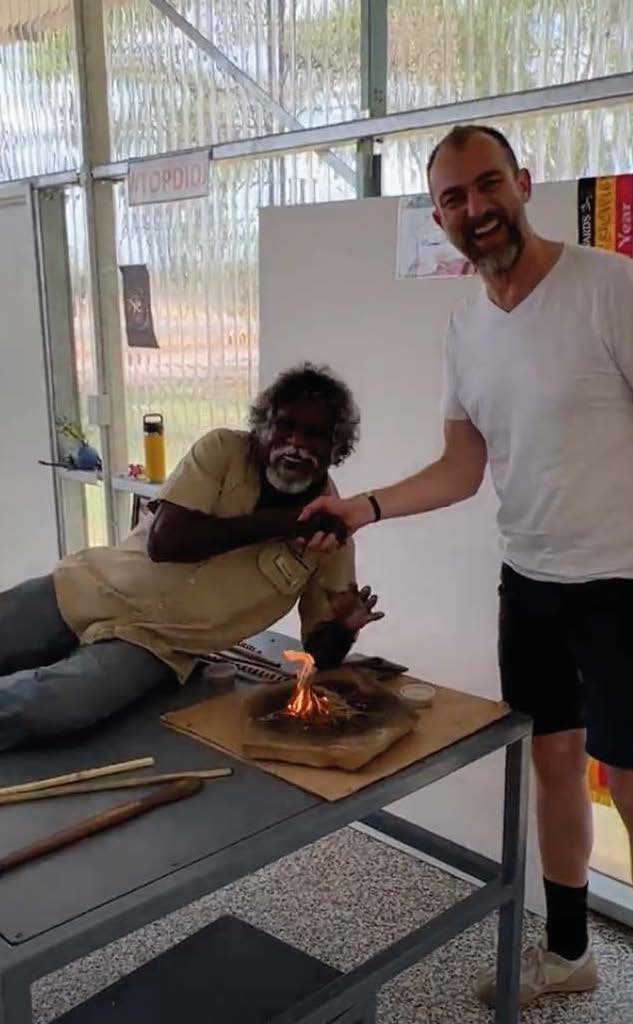 Michael macht Feuer