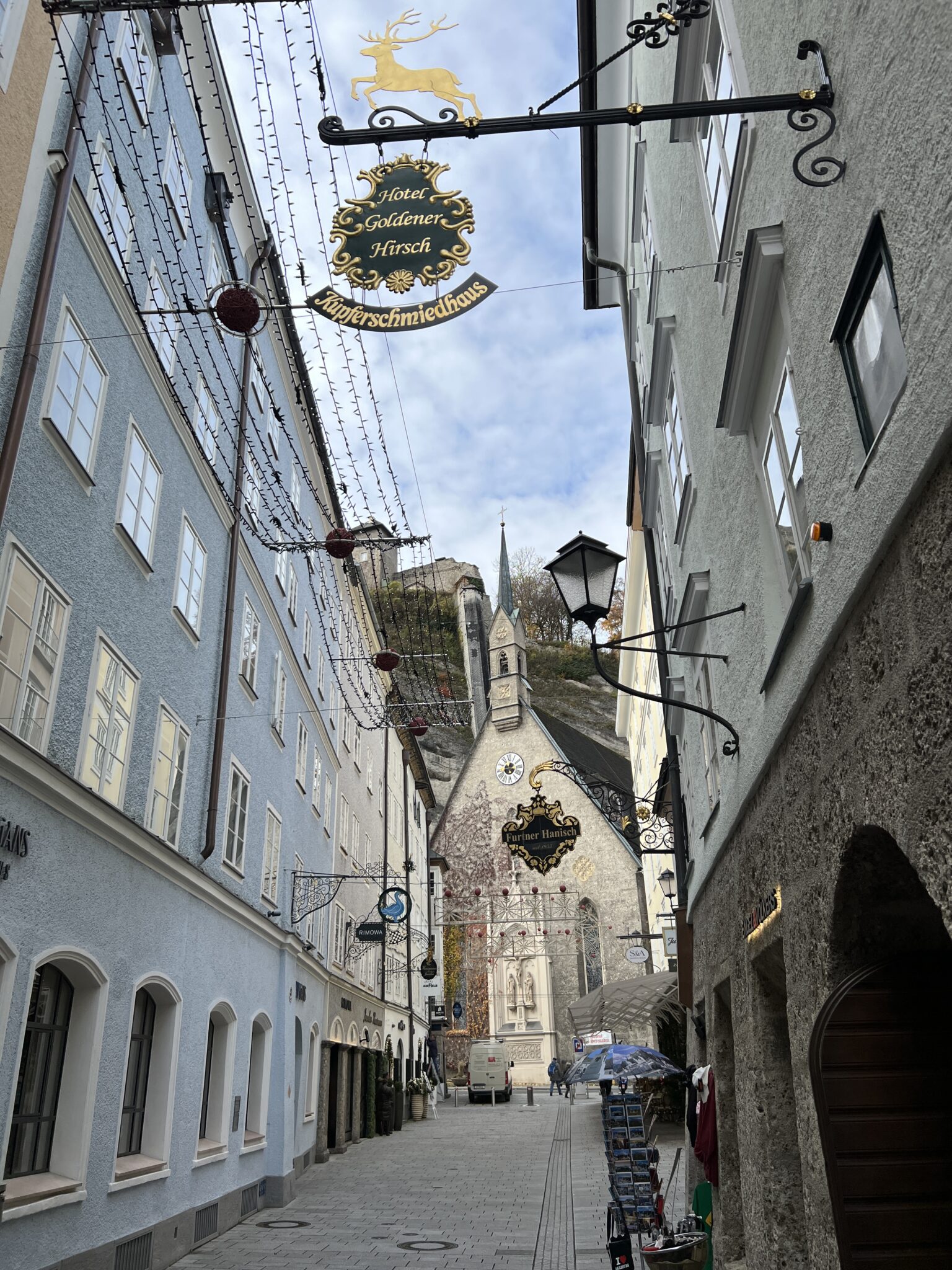 Salzburg Österreich, kleine, schöne Gasse