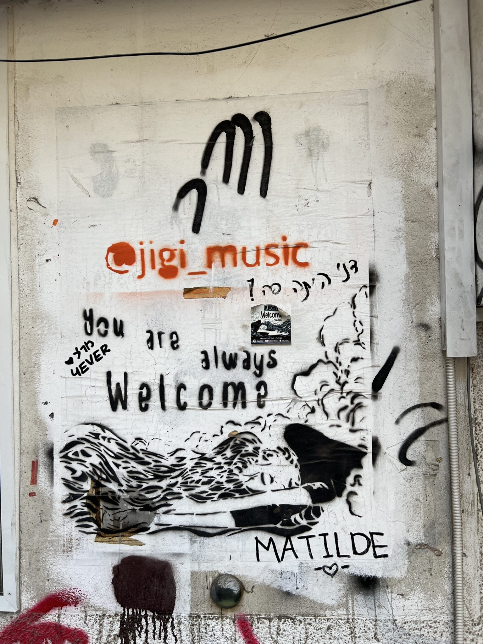 Street art in Tel Aviv