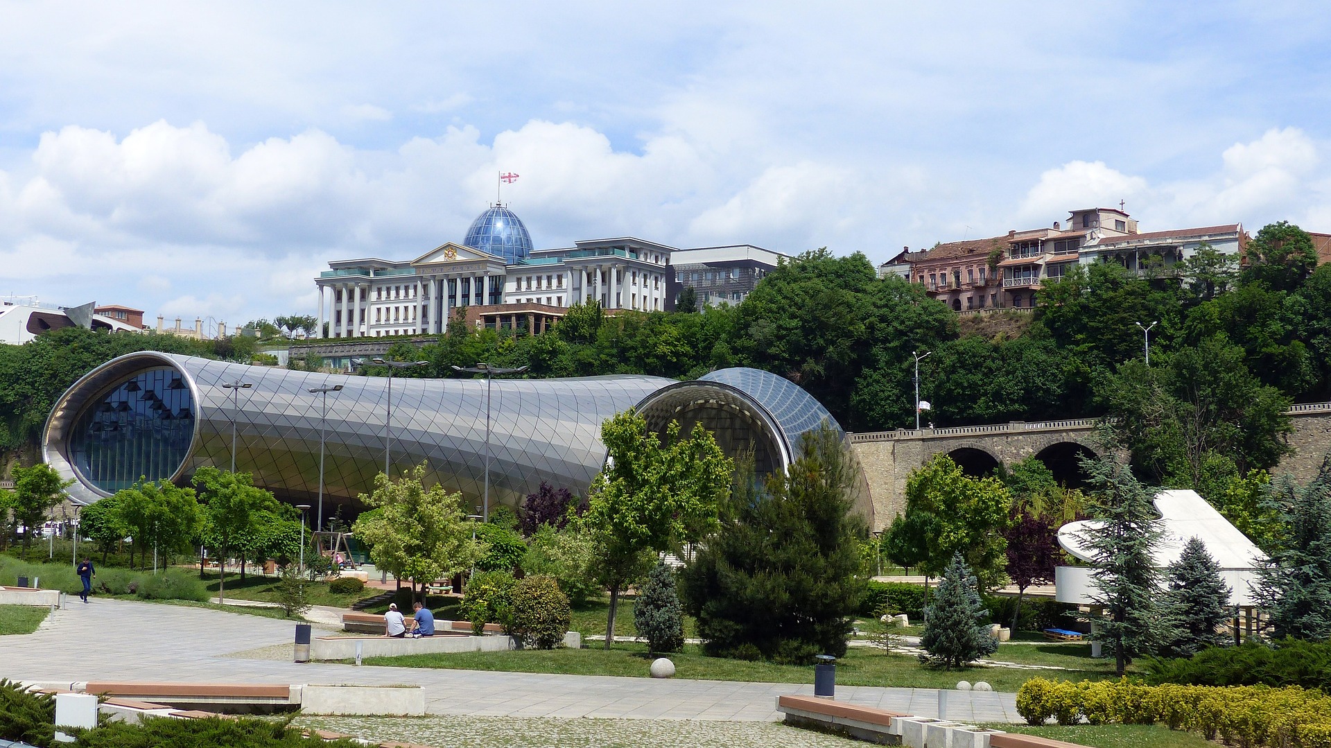 Konzerthalle Rike Park Tblissi Tiflis Georgien