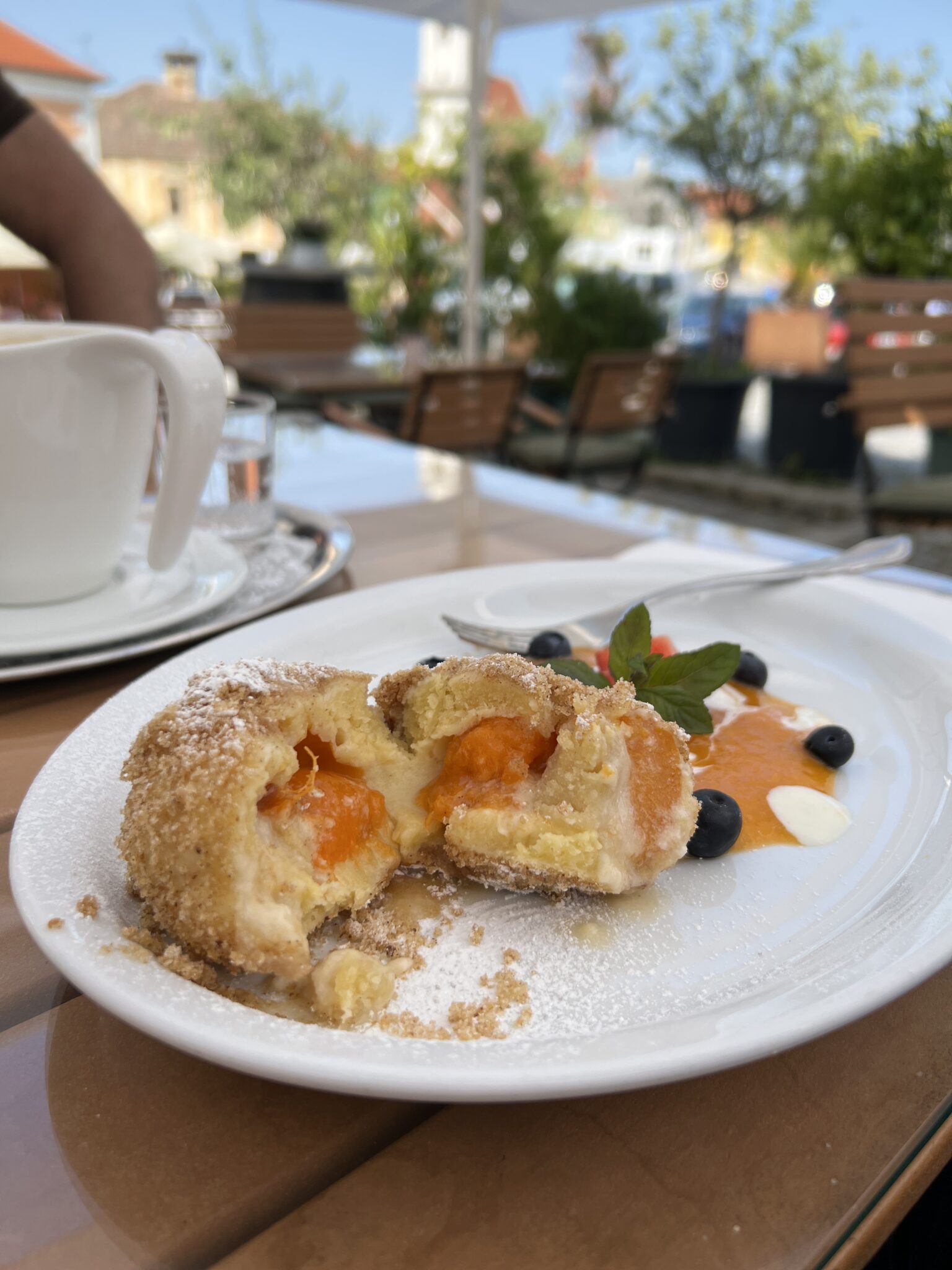 Marillenknödel, Burgenland, Österreich