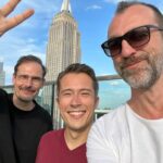 Jochen, Erik und Michael in New York